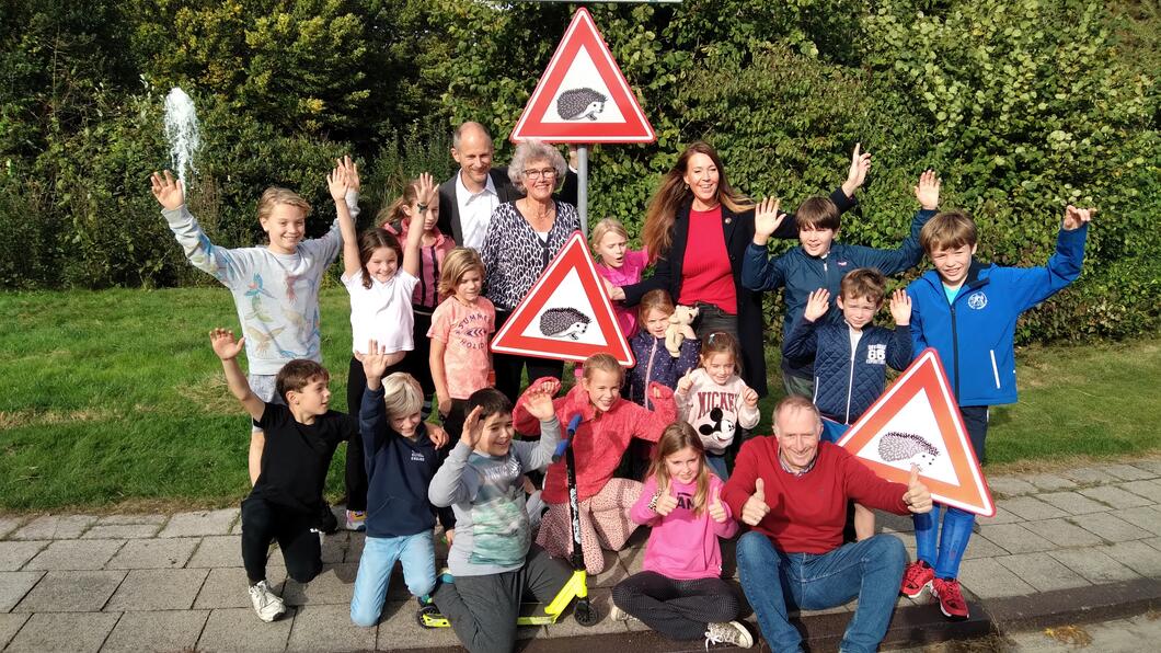 Onthulling egelbord Park Arenberg