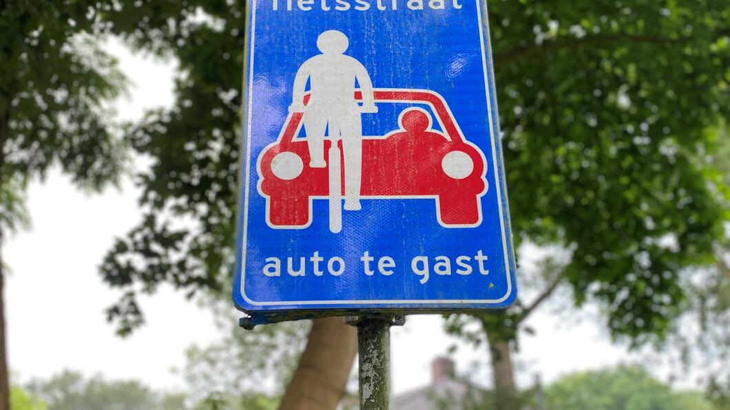 Verkeersbord fietsstraat