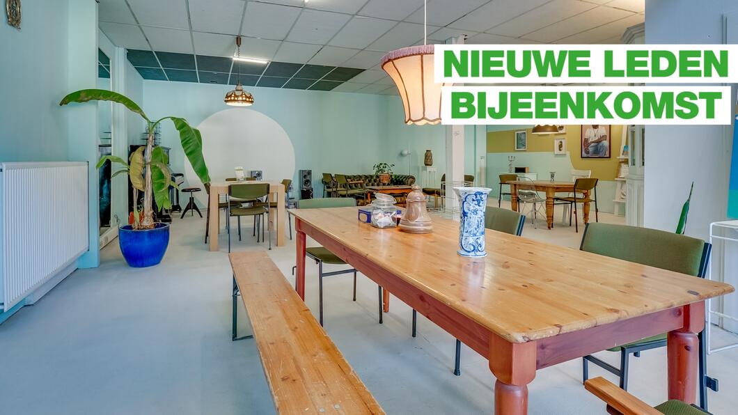 niuewe leden bijeenkomst