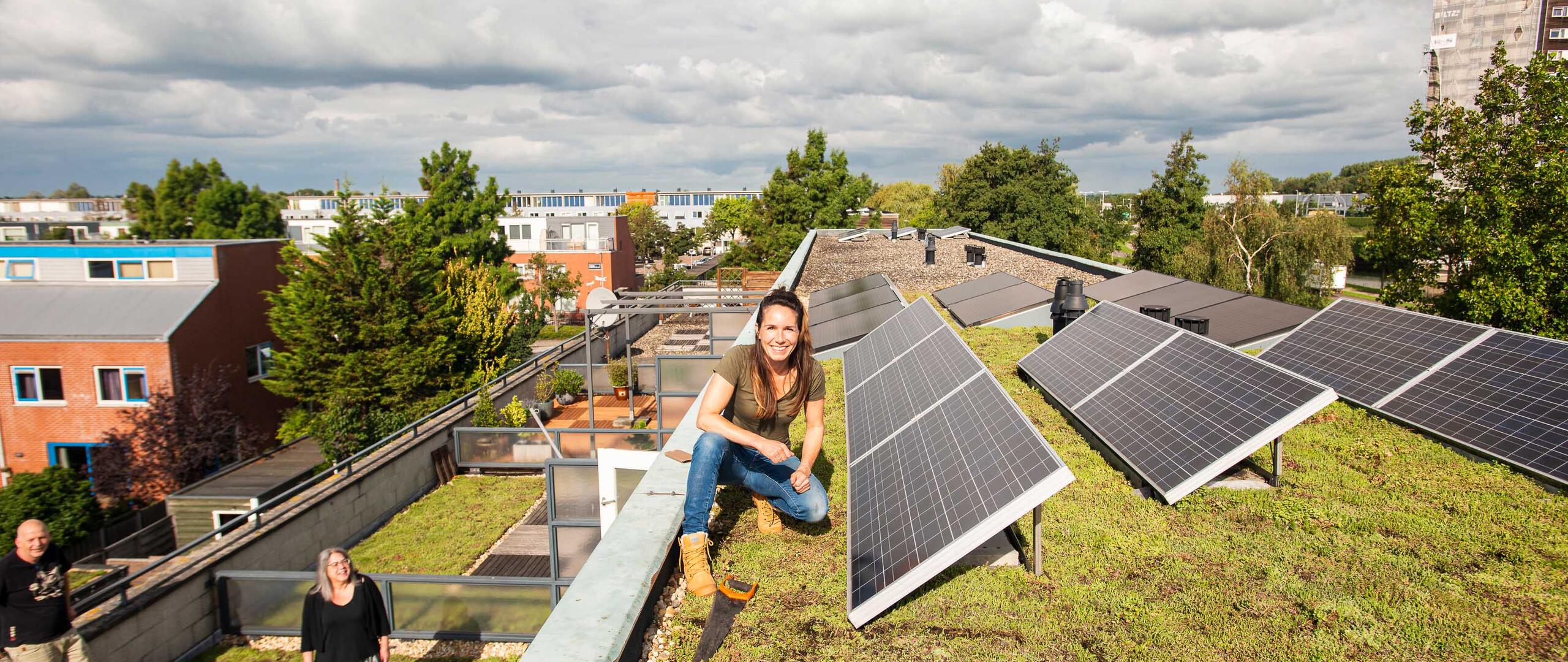 Zonnepanelen op dak