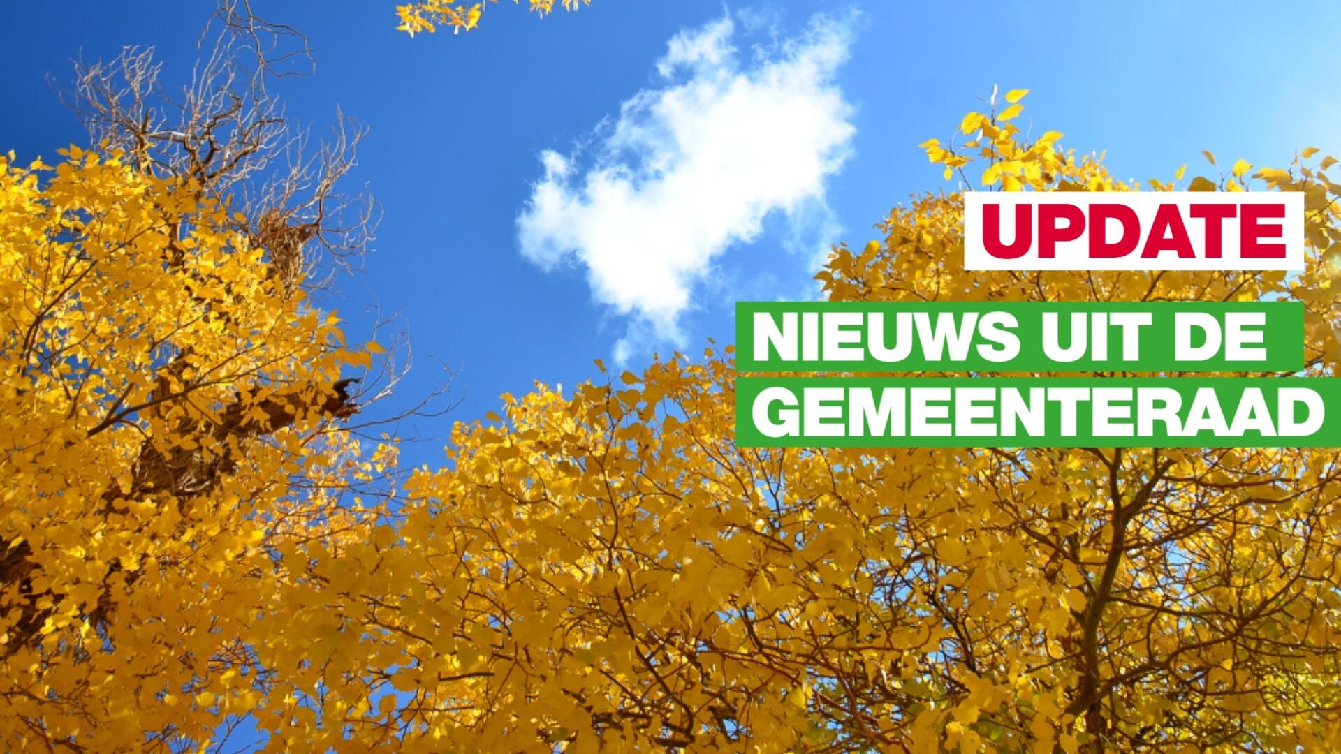 Nieuws uit de raad update